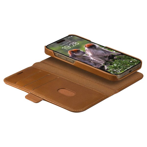 dbramante1928 Étui de télephone portefeuille Lynge Apple iPhone 15 Pro Max - Tan