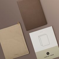 Selencia Coque tablette Riva Samsung Galaxy Tab A9 Plus - Mocha Brown