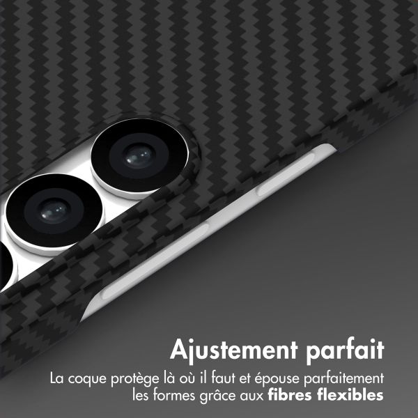 Accezz Coque Kevlar® MagSafe Samsung Galaxy S25 - Noir
