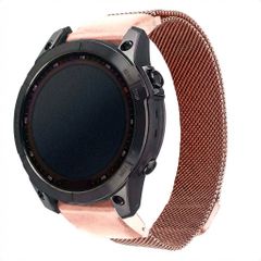 imoshion Bracelet QuickFit® Milanais  - Connexion Garmin 20 mm - Taille L/XL - Rose Gold