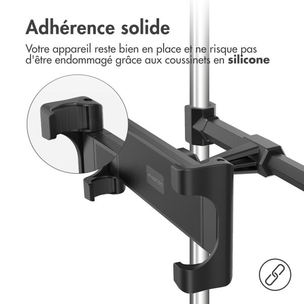 imoshion Support pour tablette à fixer sur l'appuie-tête de voiture - Noir