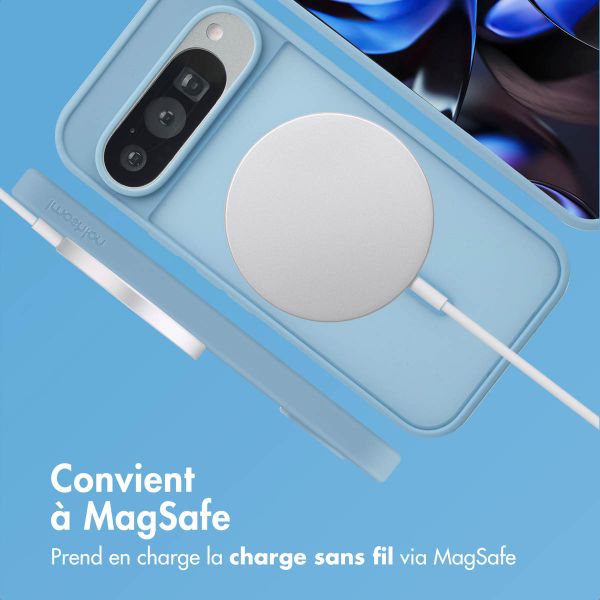 imoshion Coque Color Guard avec MagSafe Google Pixel 9 / 9 Pro / 10 / 10 Pro - Bleu clair