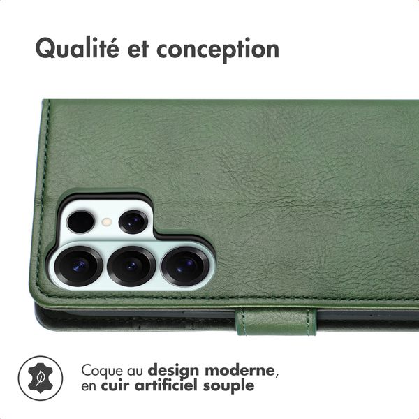 imoshion Étui de télephone portefeuille de luxe Samsung Galaxy S26 Ultra - Vert