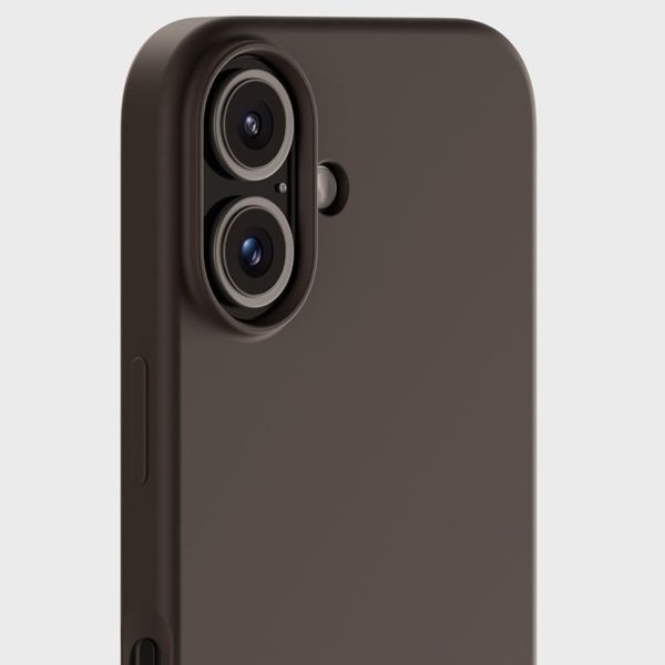 Holdit Coque Silicone Apple iPhone 16 - Chocolate