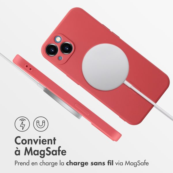 imoshion Coque Couleur avec MagSafe Apple iPhone 13 Mini - Dusty Rose