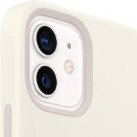 Apple Coque en silicone MagSafe Apple iPhone 12 Mini - White