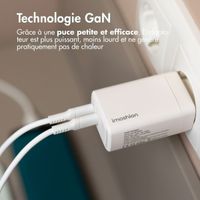 imoshion Adaptateur secteur 35 watts | Avec 2 ports USB-C - Blanc