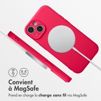 imoshion Coque Couleur avec MagSafe Apple iPhone 15 - Neon Pink
