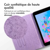 imoshion Coque tablette Apple iPad 9 (2021) 10.2 pouces / iPad 8 (2020) 10.2 pouces / iPad 7 (2019) 10.2 pouces - Lilas