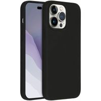 Accezz Coque Liquid Silicone avec MagSafe Apple iPhone 14 Pro Max - Noir