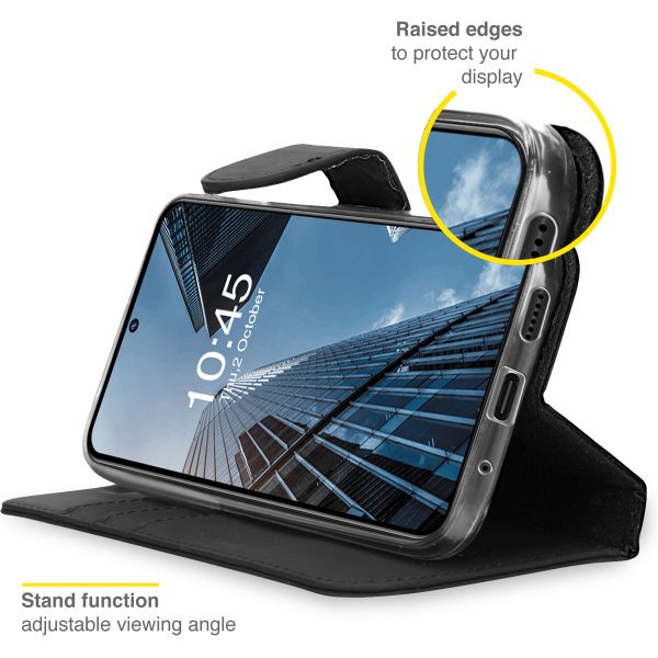 Accezz Étui de télephone Wallet Motorola Moto G60 - Noir