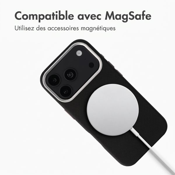 Accezz Coque arrière Mesh avec MagSafe Apple iPhone 17 Pro - Noir