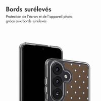 imoshion Coque Design Samsung Galaxy S27 / S26 - Polka Dot Bruin