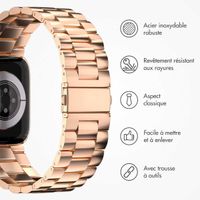 imoshion Bracelet acier Apple Watch | 44/45/46/49 mm - Rose Doré