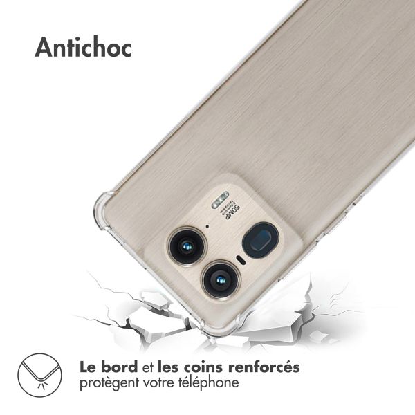 imoshion Shockproof Case Motorola Edge 50 Ultra - Transparent