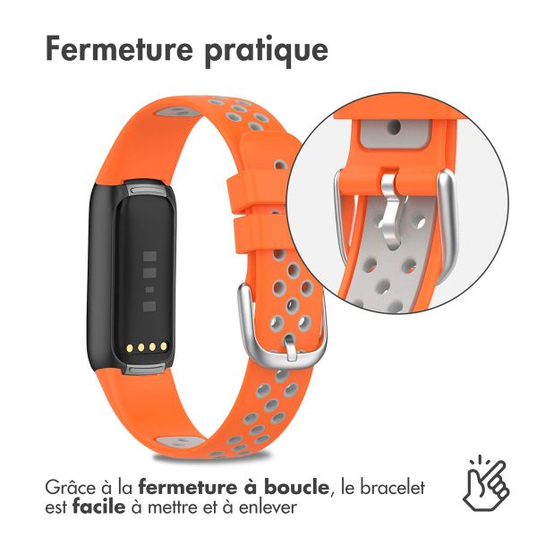 imoshion Pr2195 Fitbit Luxe - Orange & Grey