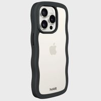 Holdit Coque Wavy Apple iPhone 15 Pro - Black / Transparent