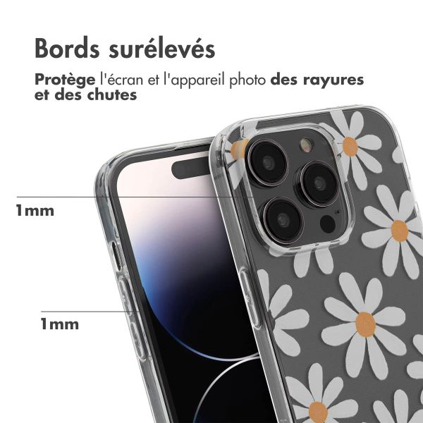 imoshion Coque Design Apple iPhone 14 Pro - Daisy Flower