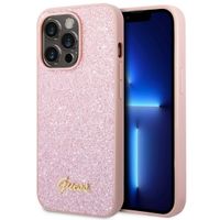 Guess Coque Glitter Flakes Apple iPhone 14 Pro - Rose