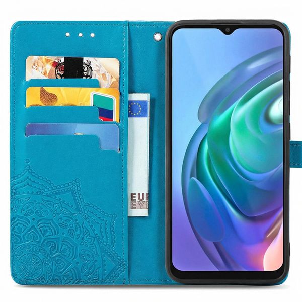 imoshion Etui de télephone Mandala Motorola Moto G30 / G20 / G10 (Power) - Turquoise