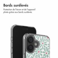 imoshion Coque Design Apple iPhone 16 - Bloom Love Sage Green