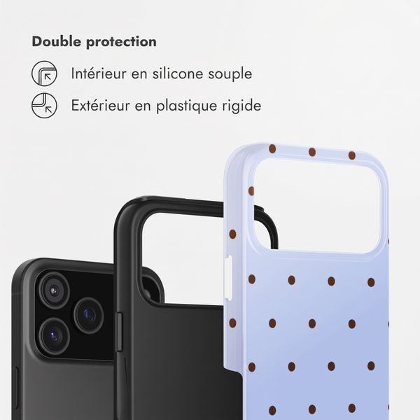 Selencia Coque arrière Vivid Apple iPhone 18 Pro Max / 17 Pro Max - Happy Dots Digital Sky