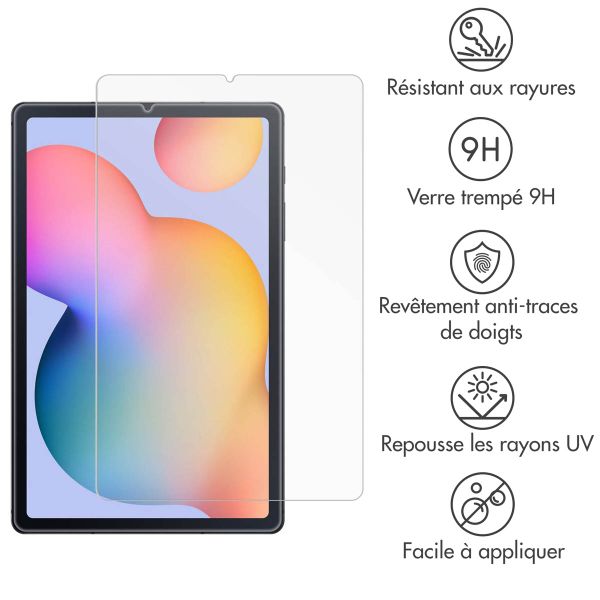 imoshion Protection d'écran en verre trempé Samsung Galaxy Tab S6 Lite (2020/2022/2024)