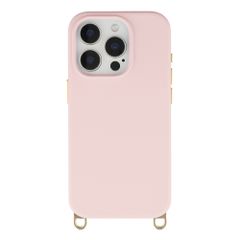 Selencia Coque arrière Rivièra avec MagSafe avec crochets amovibles Apple iPhone 15 Pro - Sorbet Pink