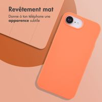 imoshion Coque Couleur Apple iPhone 17e / 16e - Apricot Crush Orange