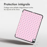 imoshion Coque tablette Design Trifold Apple iPad Air 11 pouces (2026) M4 / (2025) M3 / (2024) M2 / Air 5 (2022) / Air 4 (2020) - Happy Dots