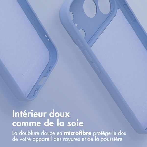imoshion Coque Couleur avec MagSafe Apple iPhone 18 Pro Max / 17 Pro Max - Bleu