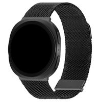 imoshion Bracelet magnétique milanais Samsung Galaxy Watch 9 (40/44mm) / Watch 8 (40/44mm) / Classic (46mm) - Noir