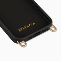 Selencia Coque arrière Rivièra avec MagSafe avec crochets amovibles Apple iPhone 17e / 16e - Velvet Black