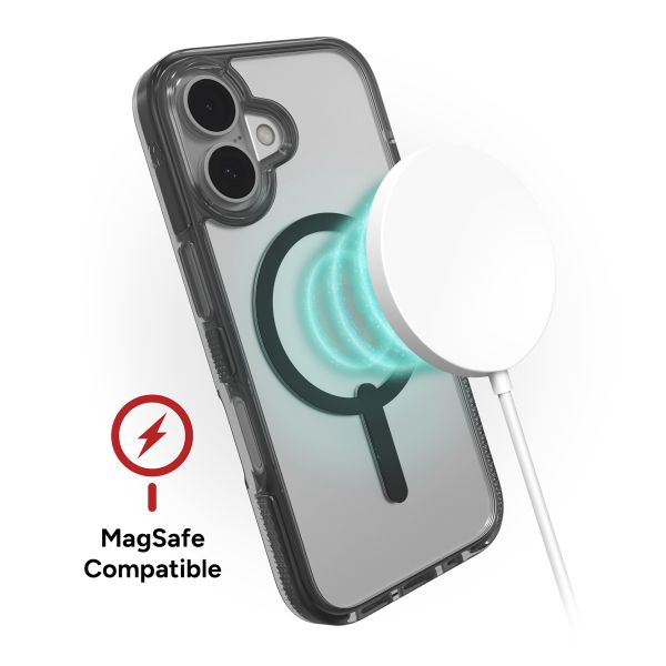 ZAGG Coque Santa Cruz Snap avec MagSafe Apple iPhone 16 - Clear / Black
