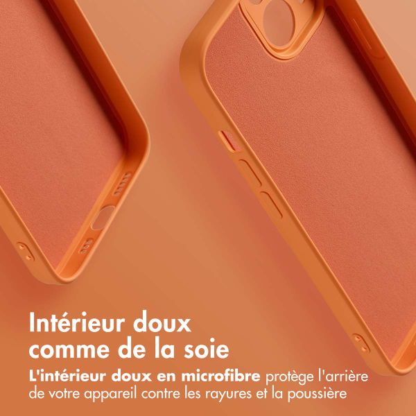 imoshion Coque Couleur avec MagSafe Apple iPhone 14 - Orange
