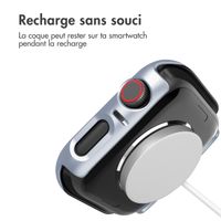 imoshion Coque rigide à couverture complète Apple Watch 4 / 5 / 6 / SE - 44 mm - Argent