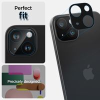 Spigen Optik Lens Protector - Protection complète de la caméra (lot de 2) Apple iPhone 15 / 15 Plus - Black