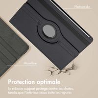 imoshion Coque tablette rotatif à 360° Samsung Galaxy Tab S9 11.0 pouces / S10 Lite / S10 FE / S9 FE 10.9 pouces - Noir