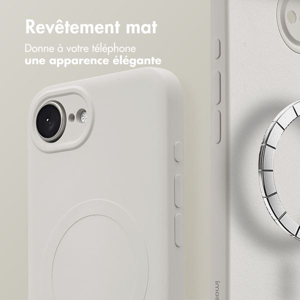 imoshion Coque Couleur avec MagSafe Apple iPhone 17e / 16e - Beige