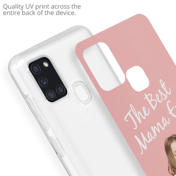 Concevez votre propre coque transparente Samsung Galaxy A21s - Transparent