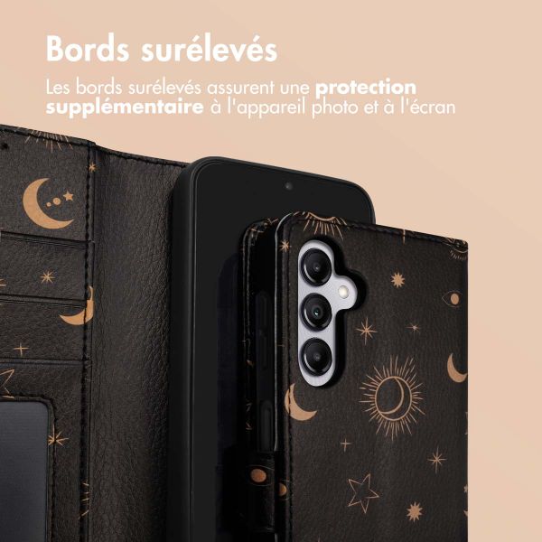 imoshion Étui de télephone portefeuille Design Samsung Galaxy A14 (5G/4G) - Sky Black