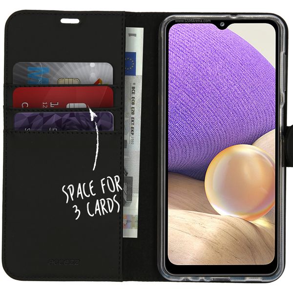 Accezz Étui de télephone Wallet Samsung Galaxy A32 (5G) - Noir