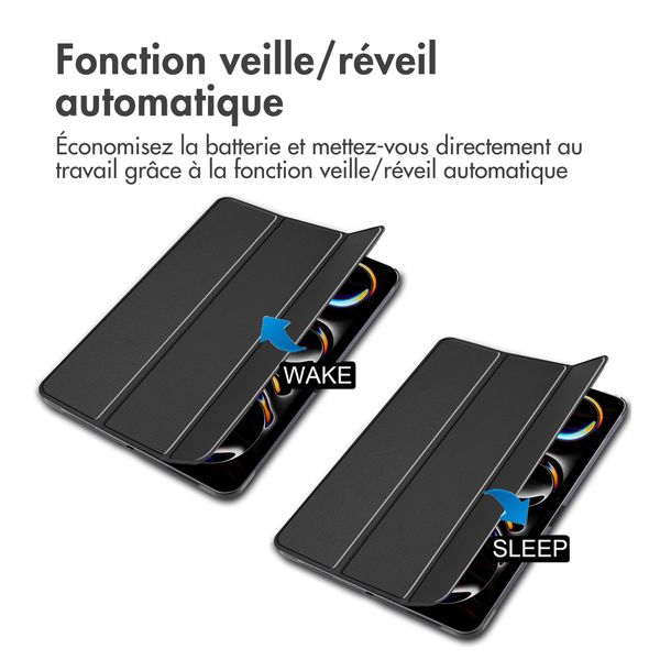 imoshion Coque tablette Trifold Apple iPad Pro 13 (2025) M5 / (2024) M4 - Noir
