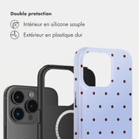 Selencia Coque arrière Vivid avec MagSafe Apple iPhone 15 Pro - Happy Dots Digital Sky