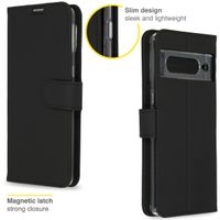 Accezz Étui de télephone Wallet Google Pixel 7 Pro - Noir
