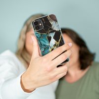 imoshion Coque Design Apple iPhone 13 Mini - Shattered Blue Marble