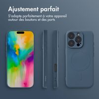 imoshion Coque Couleur avec MagSafe Apple iPhone 16 Pro Max - Bleu foncé