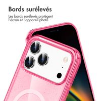 imoshion Coque Pailletée avec MagSafe Apple iPhone 17 Pro - Rose