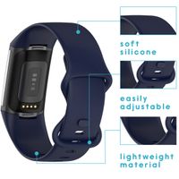 imoshion Bracelet silicone Fitbit Charge 5 / 6 - S - Bleu foncé