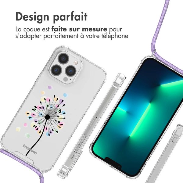 imoshion Coque Design avec cordon Apple iPhone 13 Pro - Sandstone Dandelion